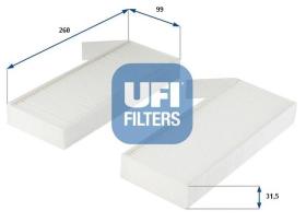 Ufi 5327700 - FILTRO DE HABITACULO