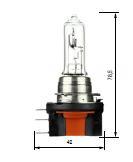 LAMPARAS BOSMA 501315 - LAMPARA H15 PGJ23T 12V 15/55W