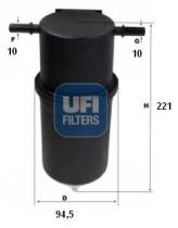 Ufi 2414400 - FILTRO DE COMBUSTIBLE
