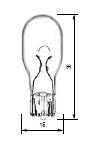  501242 - LAMPARA 12V 10W T15