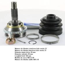 Cevam 6601 - JUNTA HOMOCINETICA HYUNDAI COUPE - LANTRA NEOPRENE
