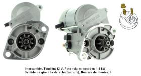 Cevam 8068 - MOTOR DE ARRANQUE KUBOTA