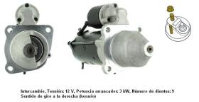 Cevam 8649R - MOTOR DE ARRANQUE CASE-IH