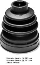 Metalcaucho 11100 - KIT FUELLE TRANSMISION FIAT PU
