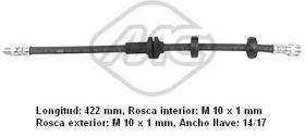  96500 - LATIGUILLO FRENO ALFA ROMEO147