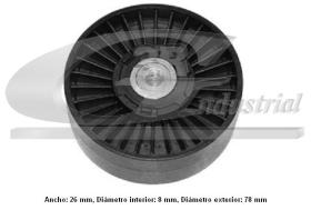 3RG 13750 - RODILLO TENSOR