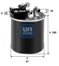 Ufi 2415100 - FILTRO COMBUSTIBLE MERCEDES