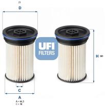 Ufi 2607100 - FILTRO COMBUSTIBLE GM,OPEL