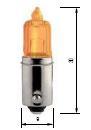 LAMPARAS BOSMA 501271 - LAMPARA HALOGENA AMBAR HY6W 12V 6W