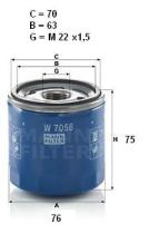  W7056 - [*]FILTRO DE ACEITE