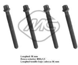  02262 - TORNILLO POLEA CIGÜEÑAL BMW 2.0D-2.