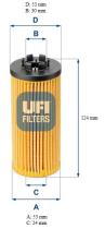 Ufi 2521100 - FILTRO ACEITE BMW, MINI