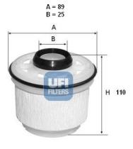 Ufi 2613900 - FILTRO COMBUSTIBLE TOYOTA
