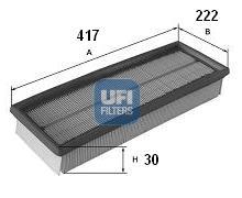 Ufi 30A6700 - FILTRO AIRE MERCEDES BENZ