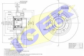 Icer 78BD40261 - DISCOS DE FRENO TRASEROS