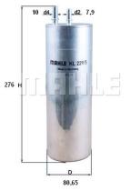 Mahle KL2295 - FILTROS DE COMBUSTIBLE