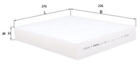 Mahle LA1138 - FILTROS DE HABITACULO