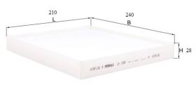 Mahle LA1399 - FILTROS DE HABITACULO