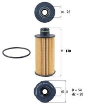 Mahle OX1219D - ELEMENTOS FILTRANTES DE ACEITE