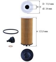 OX1238D - ELEMENTOS FILTRANTES DE ACEITE
