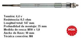 NGK 93337 - CALENTADOR METALICO