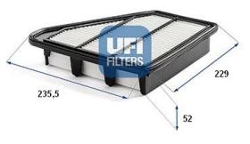 Ufi 30C3900 - FILTRO AIRE HONDA