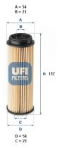 Ufi 2525200 - FILTRO DE ACEITE