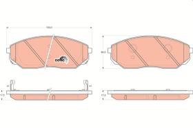 GDB3343 - PASTILLAS DE FRENO DELANTERAS