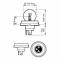 Philips 12620C1 - LAMPARA FOCO EUROPEO R2 CP 12V 45/40W P45T-41