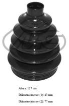  030648 - KIT TRANSMISION LADO RUEDA DELANTERA,TERMOPLASTICO