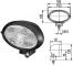 Hella 1GA996161121 - FARO TRABAJO OVAL 100FF OPT.SIMPLE H3